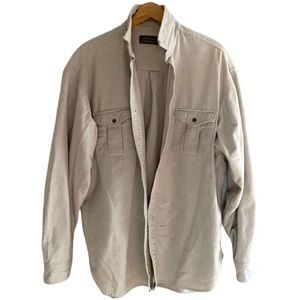 Vintage Men’s Eddie Bauer Tan Flannel XLT